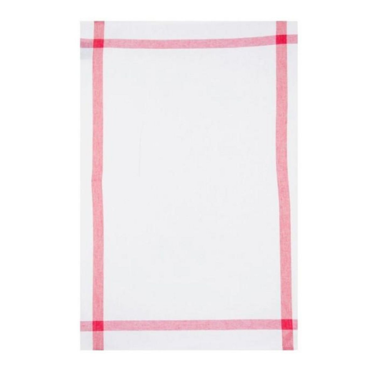 Paris Prix Lot de 2 Torchons de Cuisine  Traditionnel  70cm Rouge