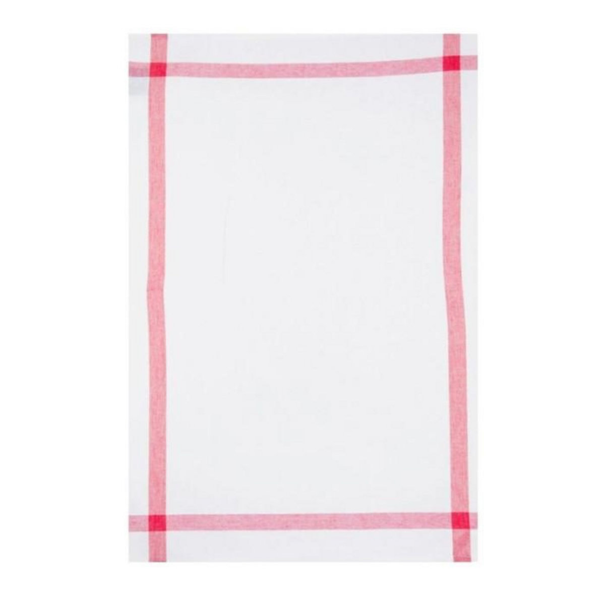 ATMOSPHERA Lot de 2 Torchons de Cuisine  Traditionnel  70cm Rouge