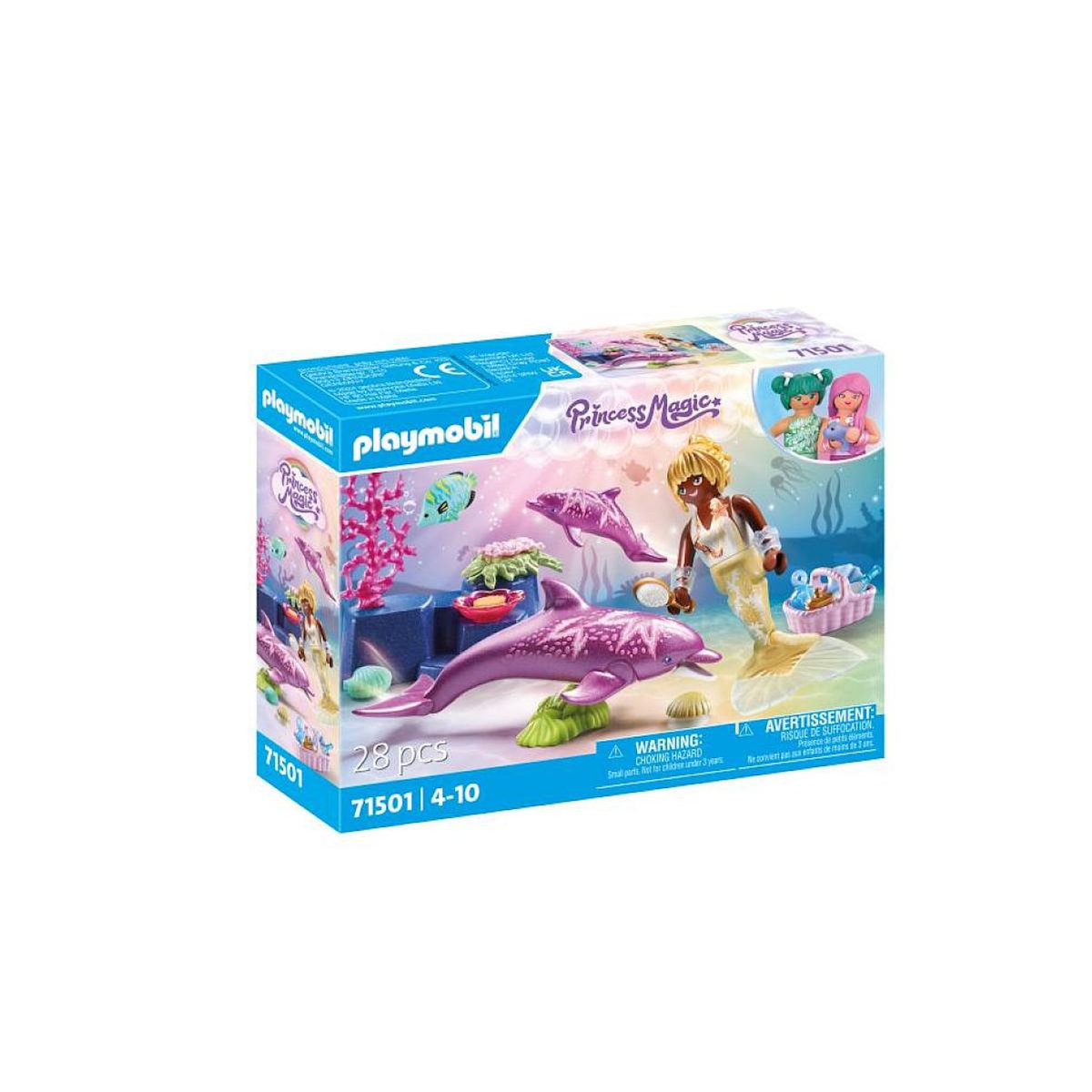 PLAYMOBIL 71501 - Sirène avec dauphins