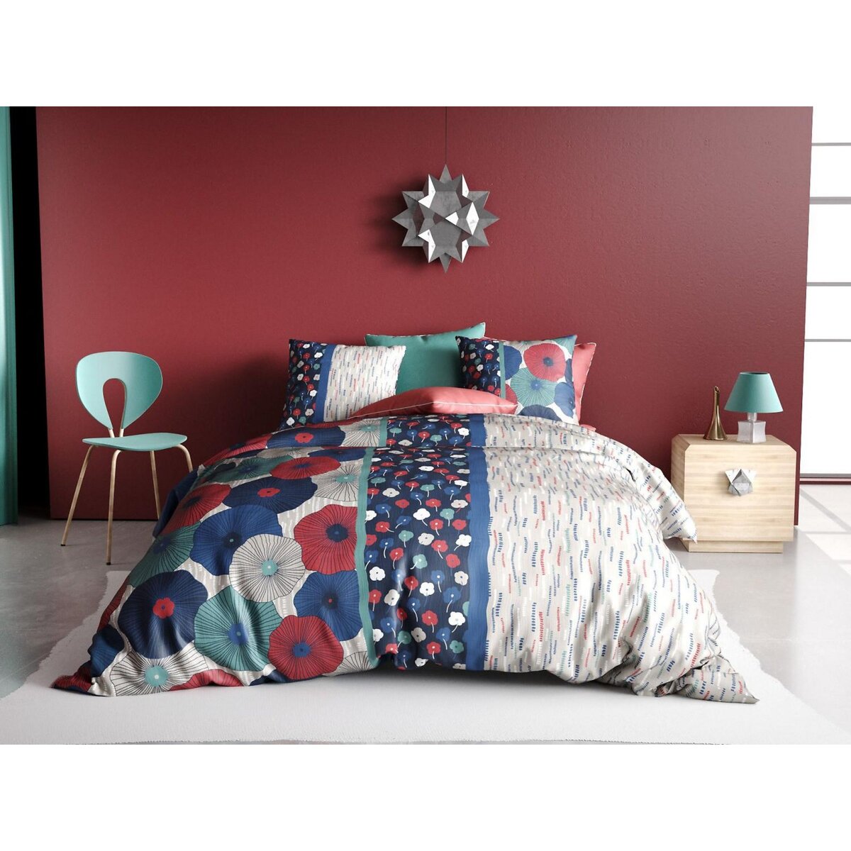 ATELIER DU COTON Parure housse de couette 100% coton 57fils , agueda