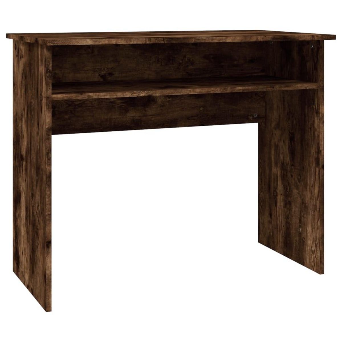 VIDAXL Bureau Chene fume 90x50x74 cm Bois d'ingenierie