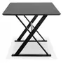 Paris Prix Table Design en Bois  Trinidad  180cm Noir