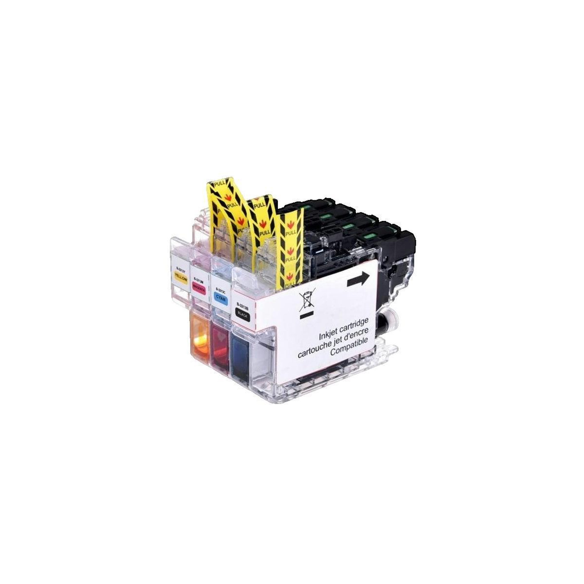 Voir la diapositive 2 : Brother Cartouches d'encre UPrint compatibles BROTHER LC-3213