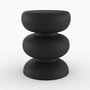 Voir la diapositive 1 : Rendez vous déco Table d'appoint ronde en métal noir D35 cm-Cléo