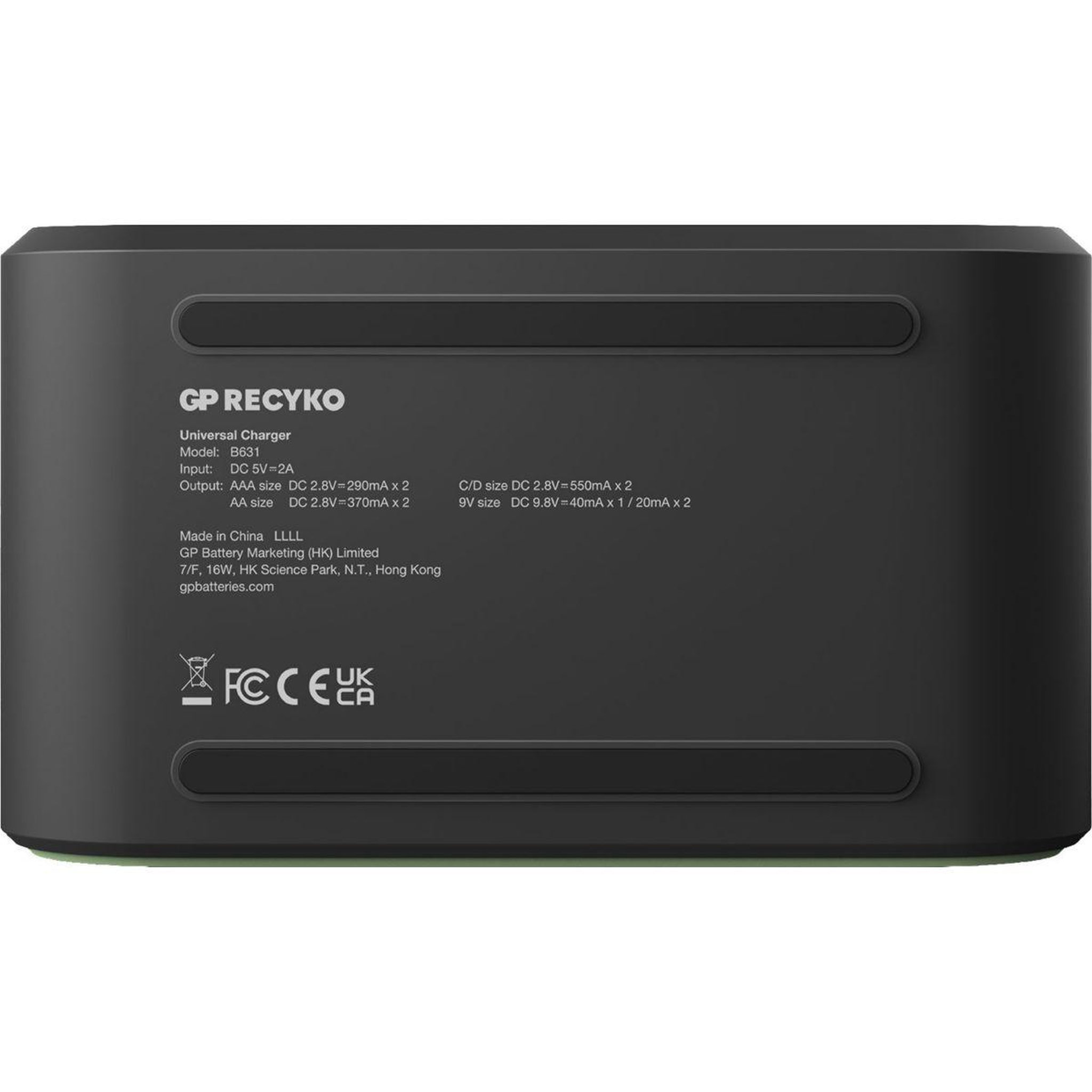 Voir la diapositive 3 : GP BATTERIES Chargeur secteur universel usb - b631