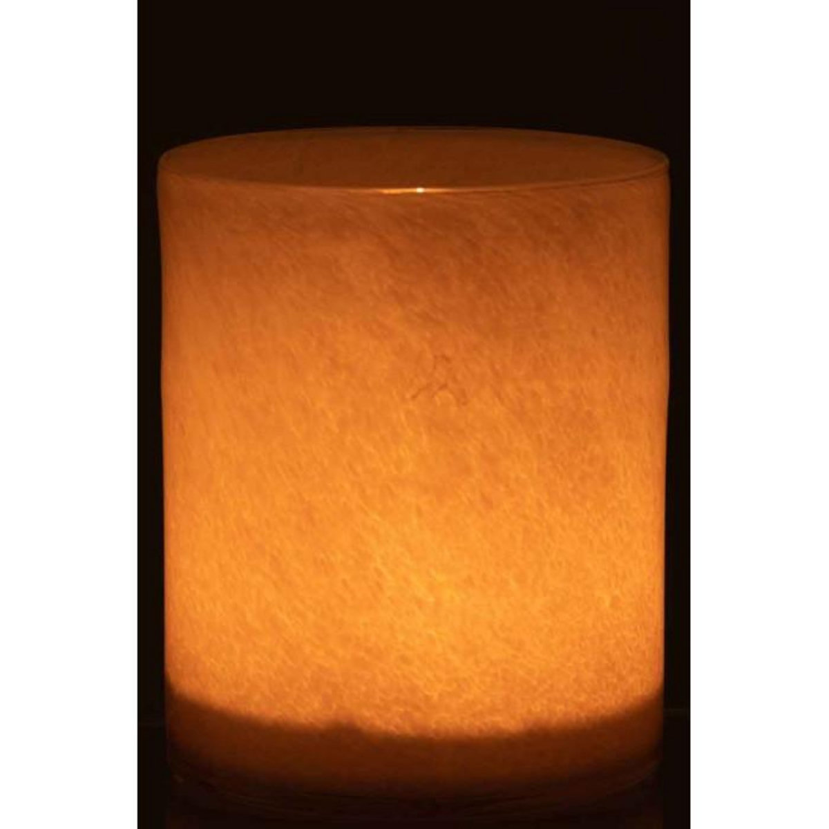 Paris Prix Photophore Design en Verre  Jade  18cm Rose