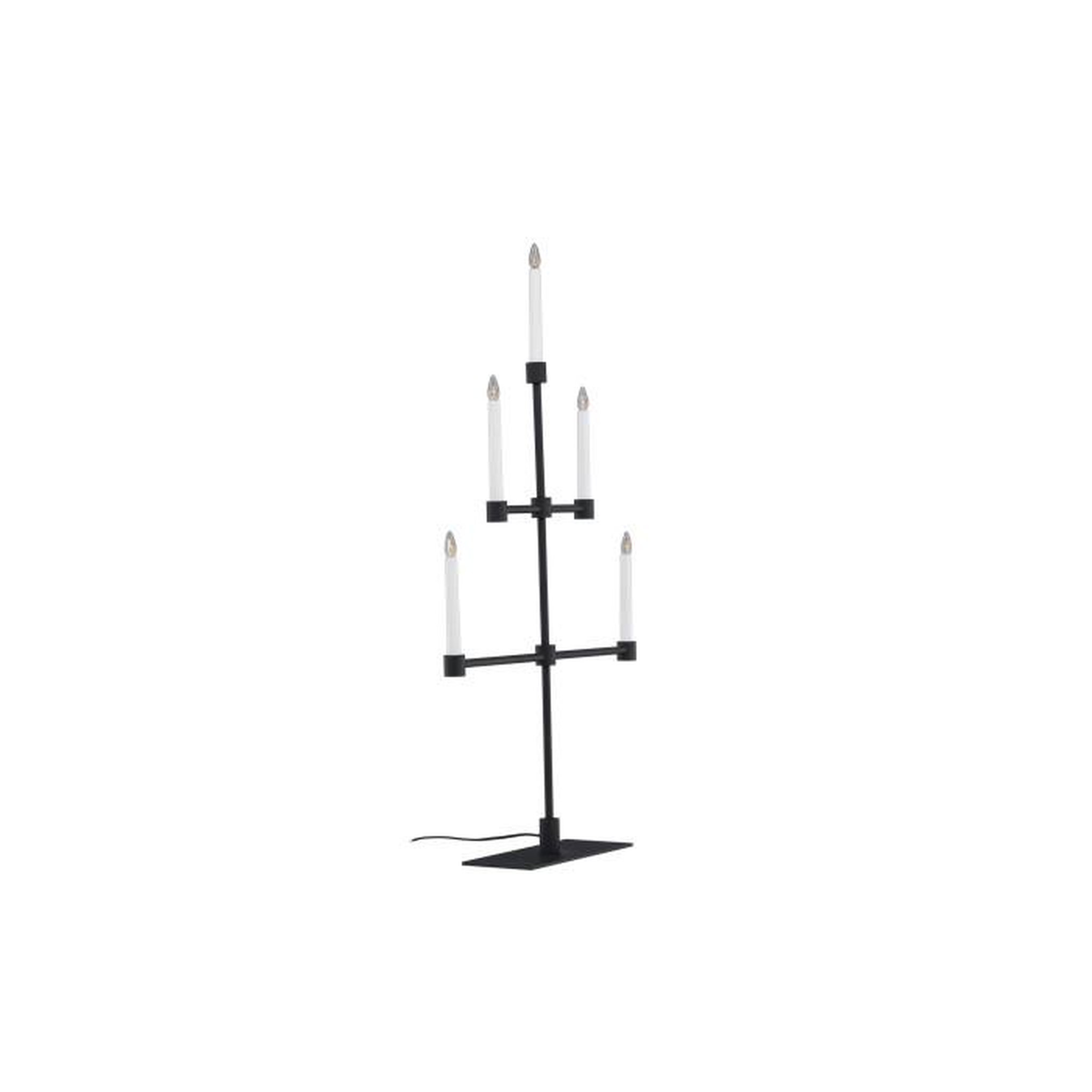 Voir la diapositive 3 : Paris Prix Chandelier à LED  Avoriaz  92cm Noir