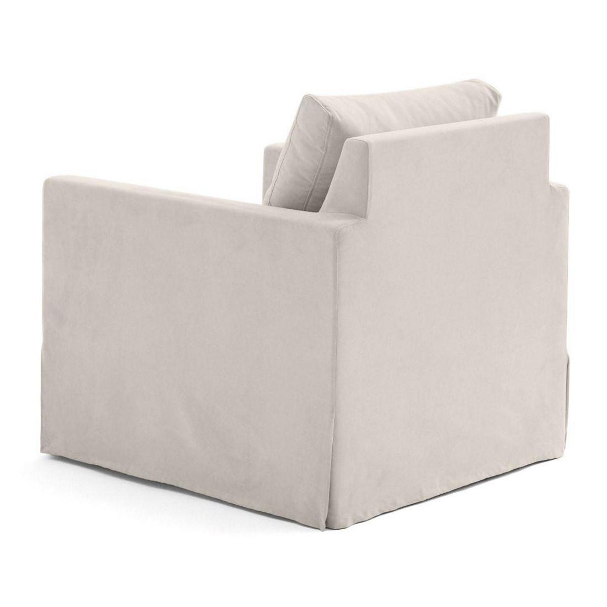 LISA DESIGN Serena - fauteuil déhoussable en tissu