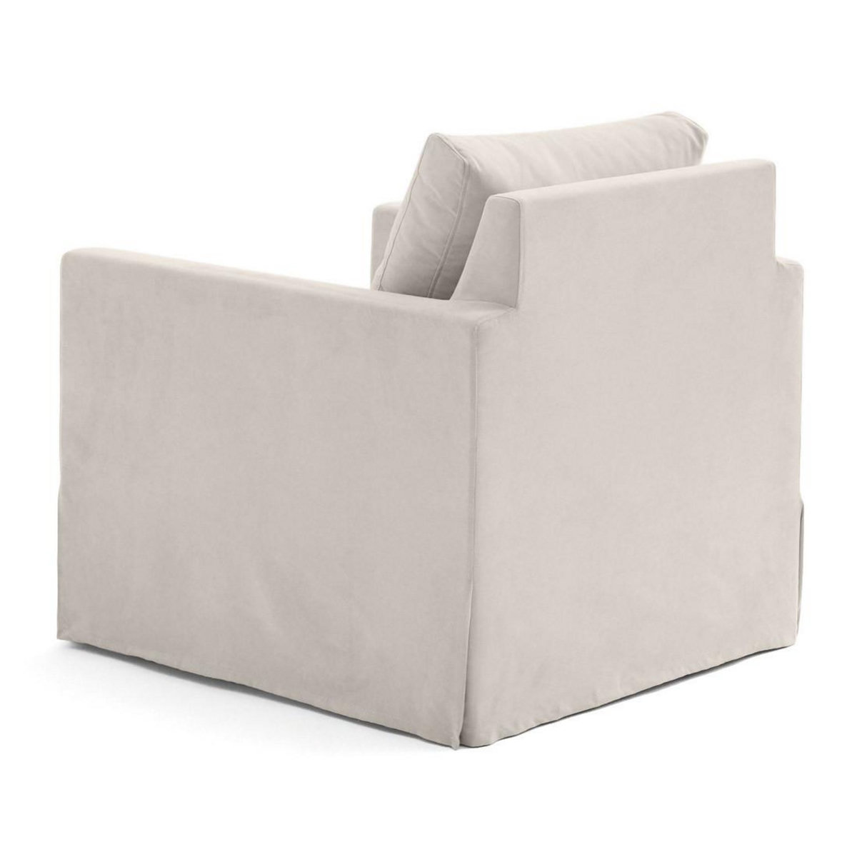 LISA DESIGN Serena - fauteuil déhoussable en tissu