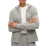 SUPERDRY Sweat  Femme Superdry Plain Zip Hood. Coloris disponibles : Gris
