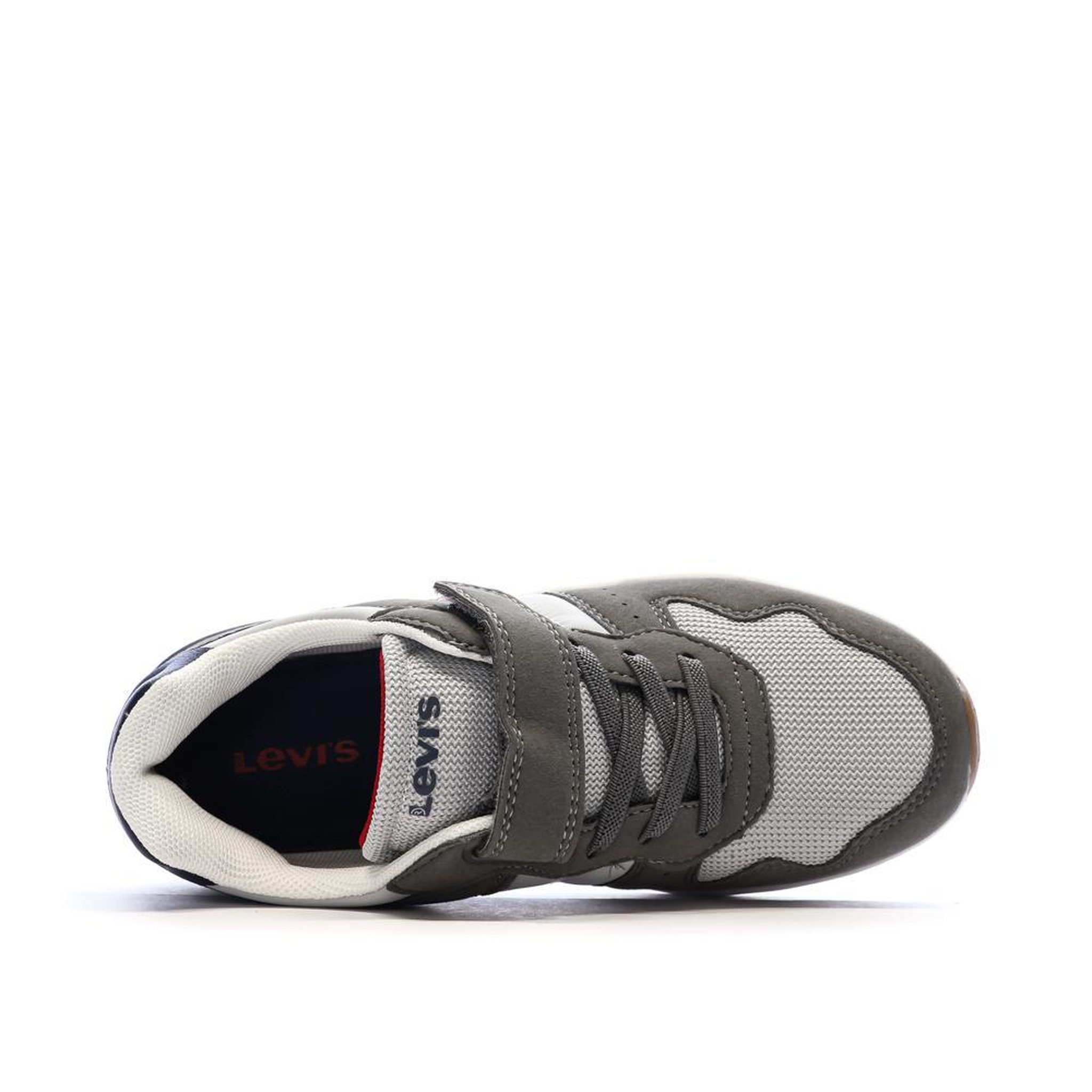 Voir la diapositive 4 : Levi's Baskets Grise Garçon  Levi's Oakland