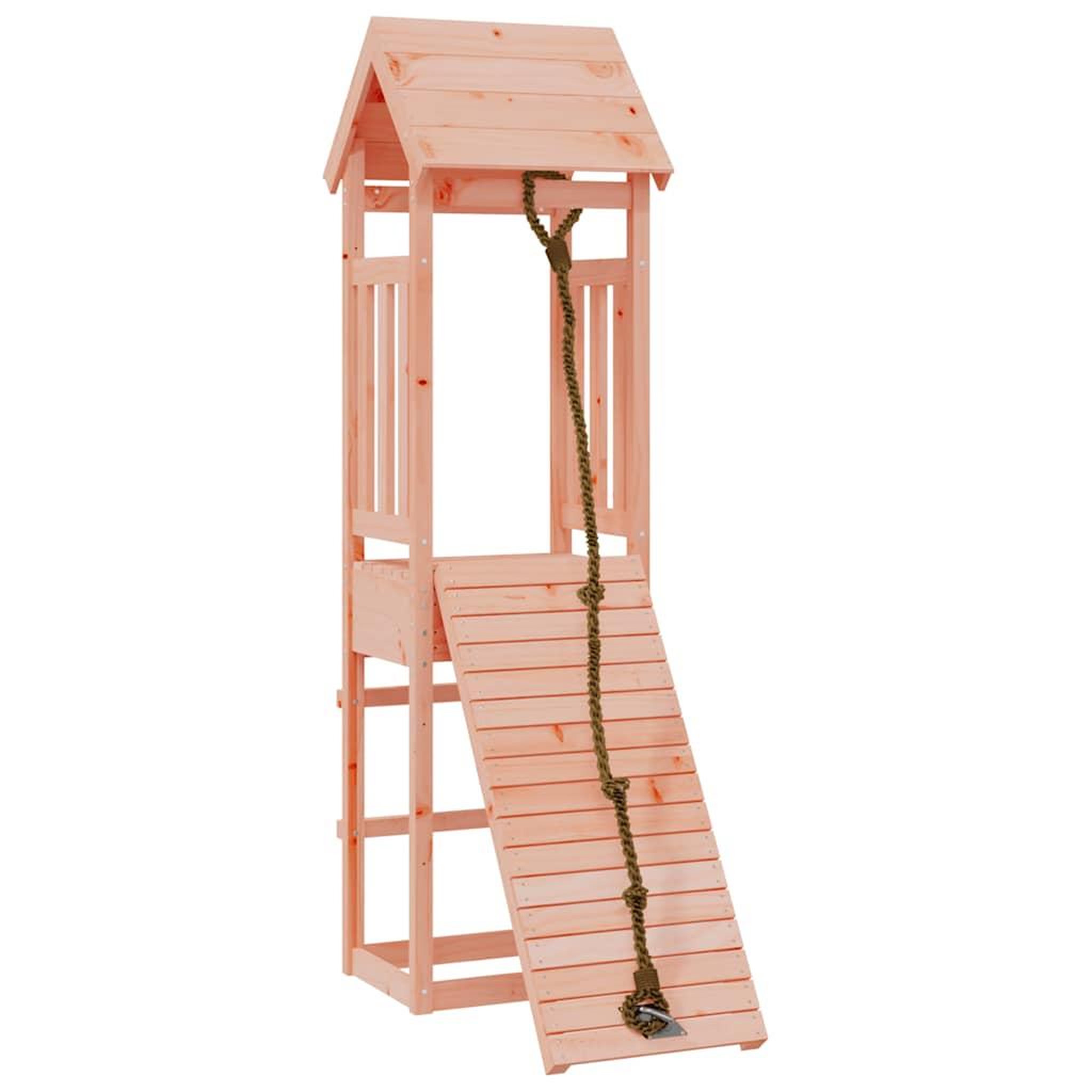 Voir la diapositive 2 : VIDAXL Maisonnette de jeu avec mur d'escalade bois massif douglas