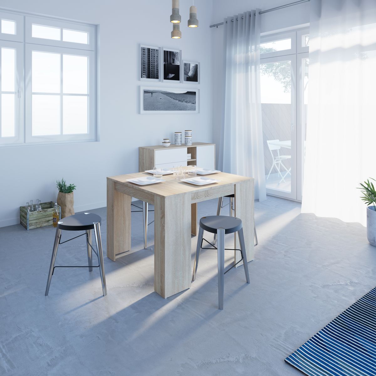 Table console extensible SOBRIO