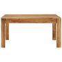 Voir la diapositive 2 : VIDAXL Table basse 80x80x40 cm Bois d'acacia massif