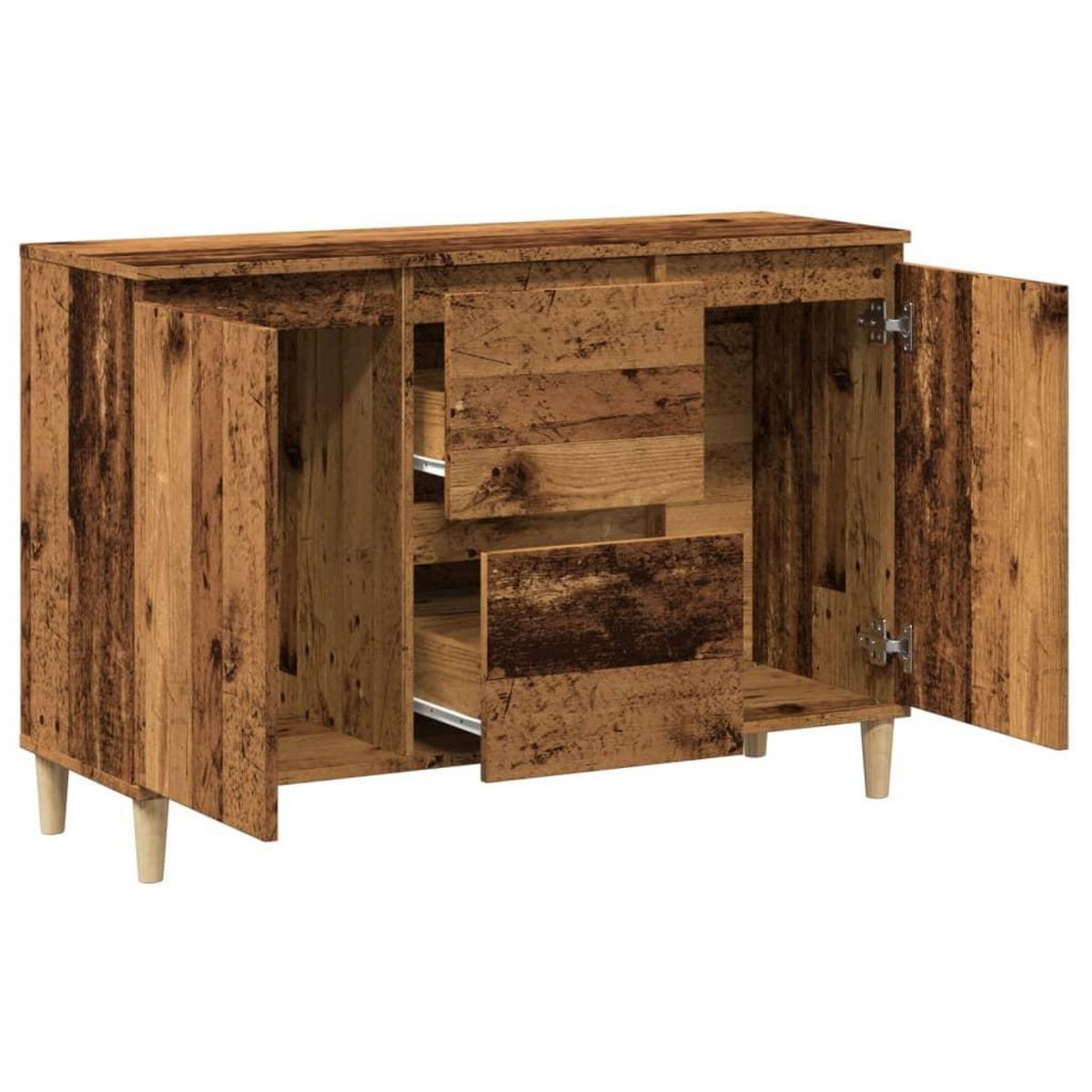 VIDAXL Buffet vieux bois 102x35x70 cm bois d'ingenierie