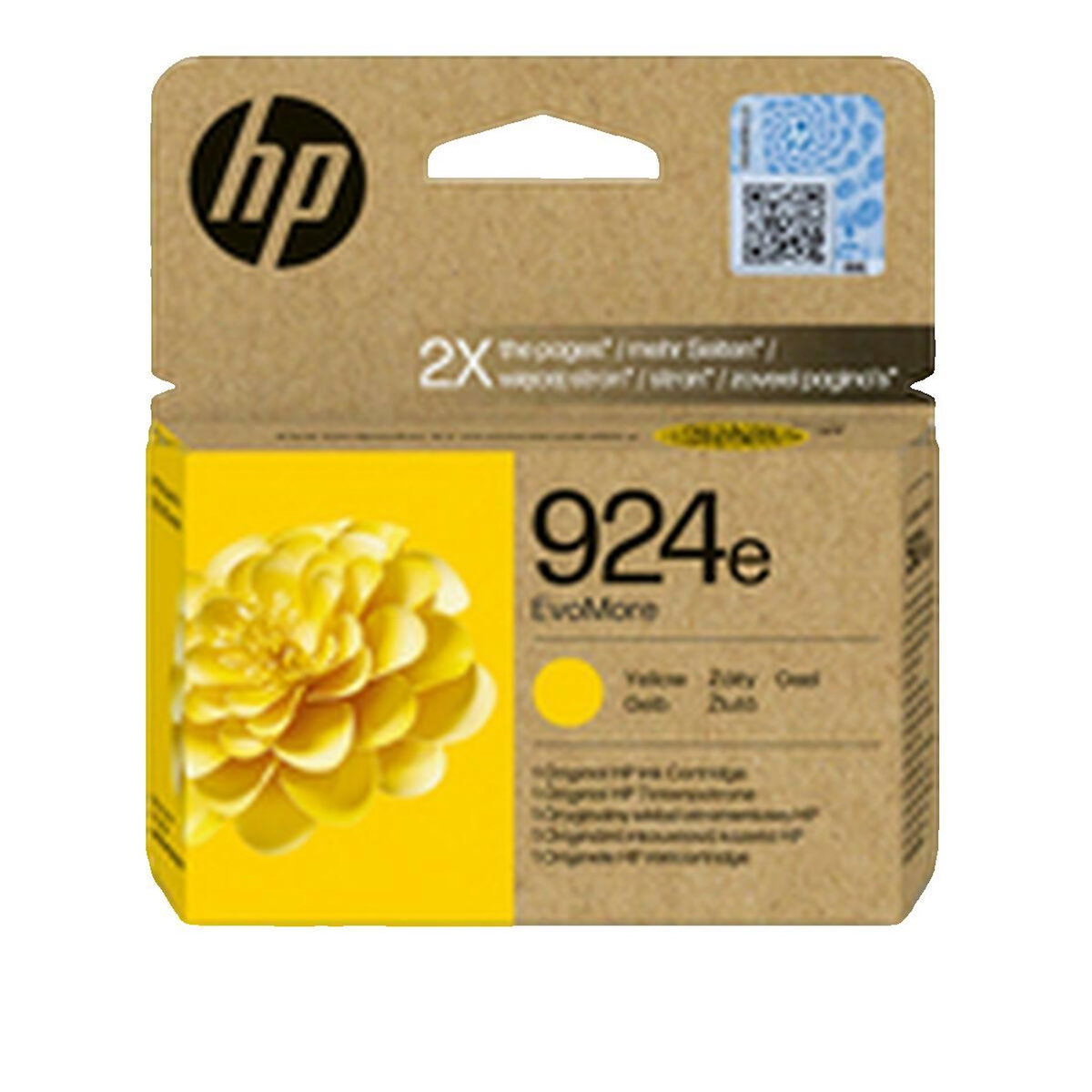 HP Cartouche d'encre HP 924e EvoMore Jaune