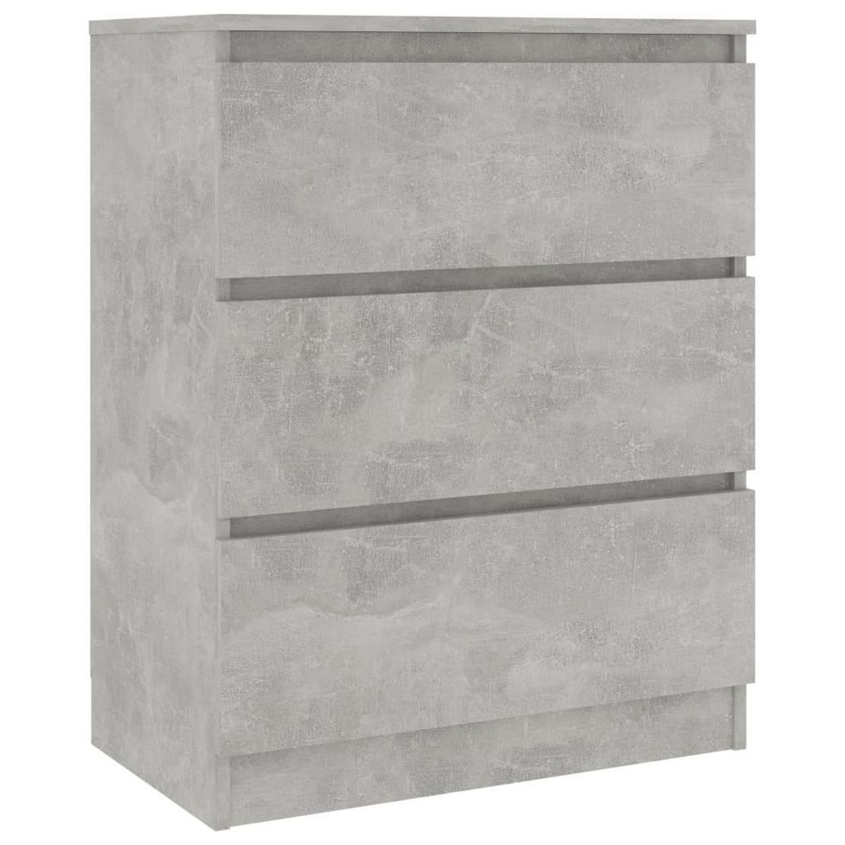VIDAXL Buffet Gris beton 60x35x76 cm Bois d'ingenierie