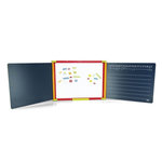 JeuJura Tableau triptyque en bois teinté magnétique