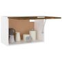 Voir la diapositive 4 : VIDAXL Armoire suspendue Chene fume 60x31x40 cm Bois d'ingenierie