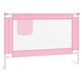 Voir la diapositive 2 : VIDAXL Barriere de securite de lit d'enfant Rose 100x25 cm Tissu