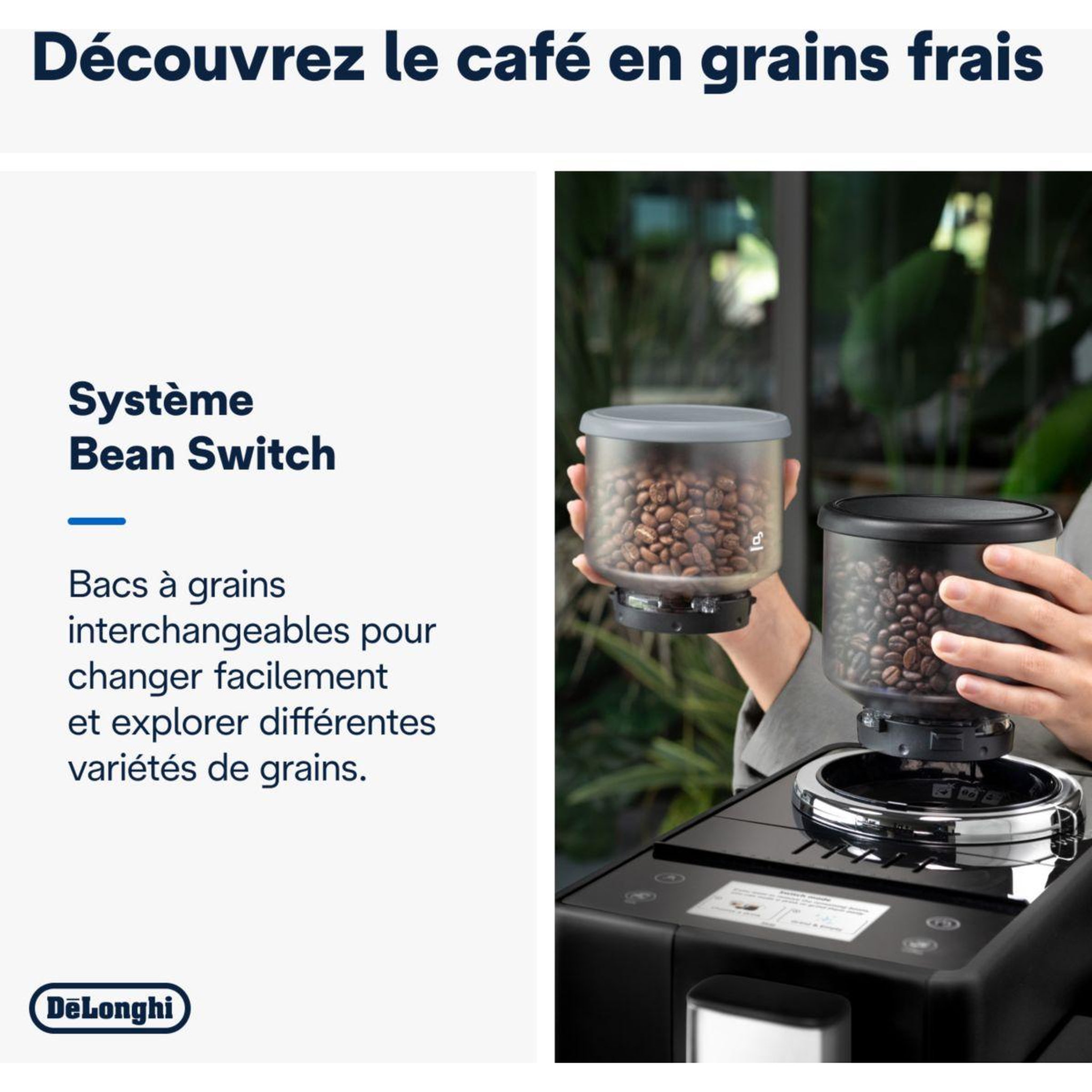 Voir la diapositive 5 : DELONGHI Expresso broyeur feb4455.b rivelia latte noire