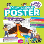 MON CAHIER POSTER VIVE LE CM2. 12 POSTERS GEANTS ET PLEIN DE STICKERS A REPOSITIONNER !, Ledoux Julien