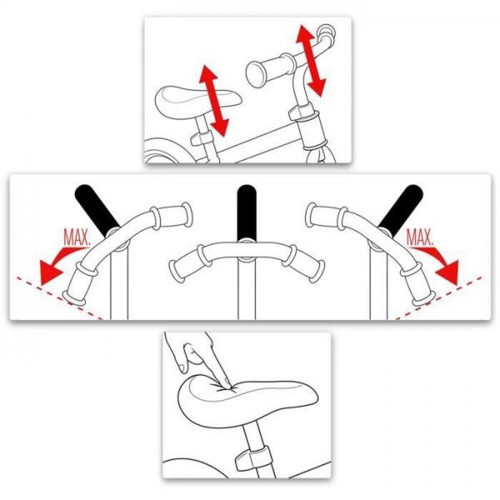 Voir la diapositive 3 : MARKET24 Draisienne Velo  avec repose-pieds - Vert - SKIDS CONTROL
