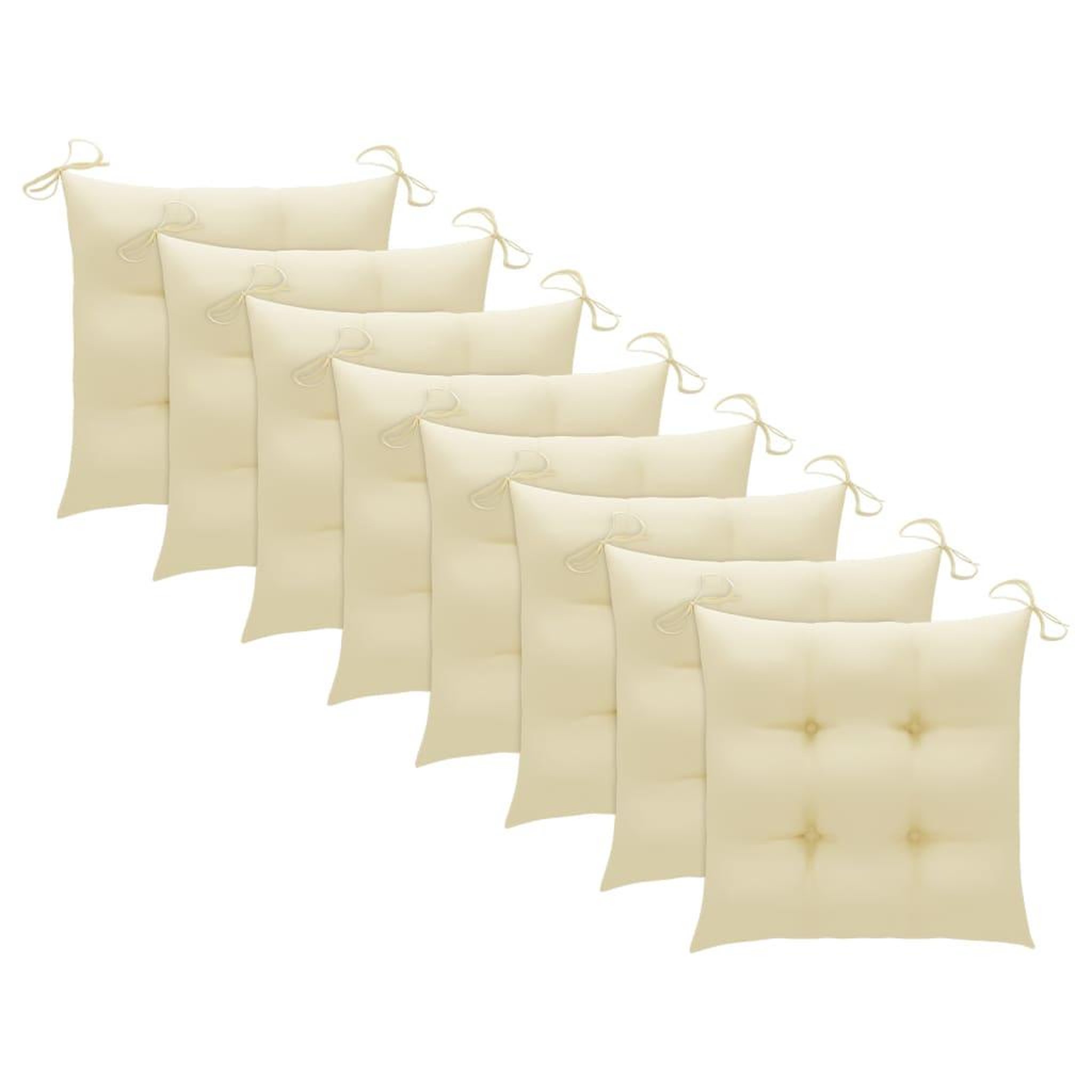 Voir la diapositive 5 : VIDAXL Chaises pliables d'exterieur lot de 8 et coussins Bois d'acacia