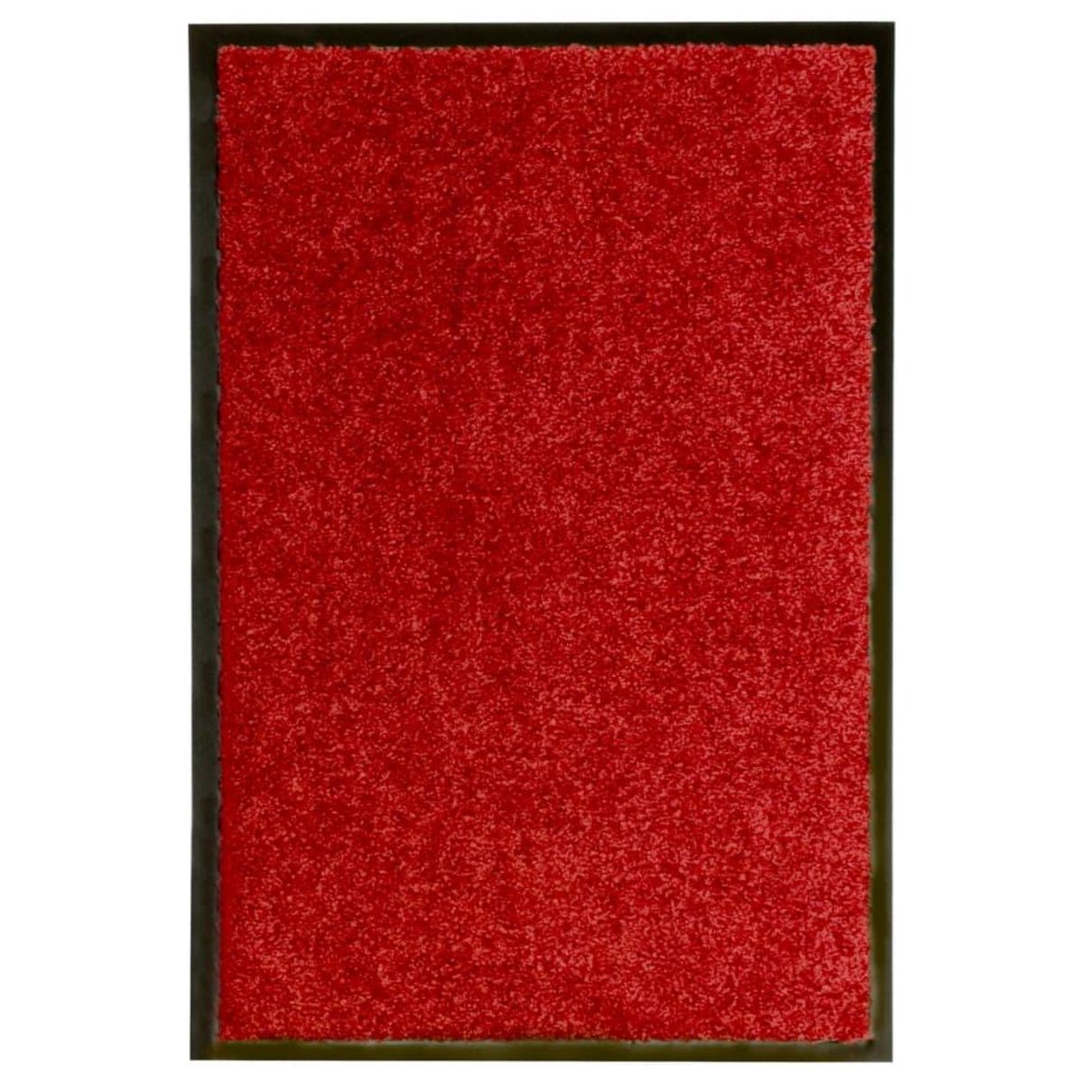 VIDAXL Paillasson lavable Rouge 40x60 cm