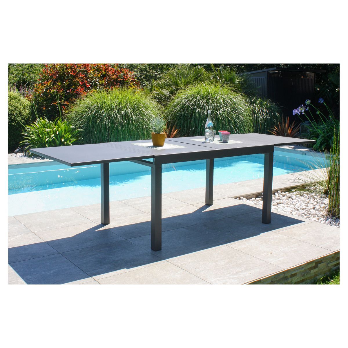 Salon de jardin - 8 places - GASTON