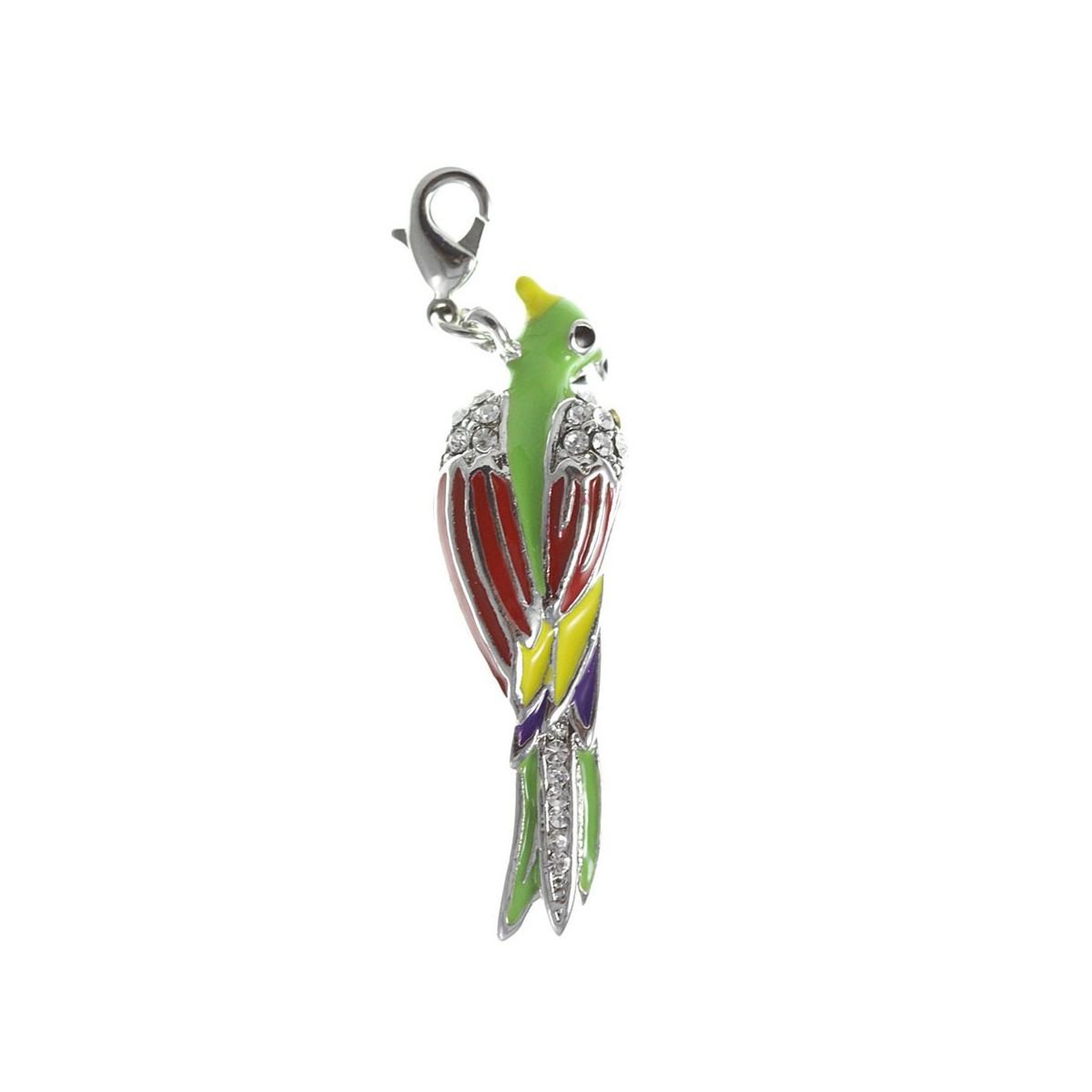 Voir la diapositive 3 : SC CRYSTAL Charm perroquet strass SC Crystal