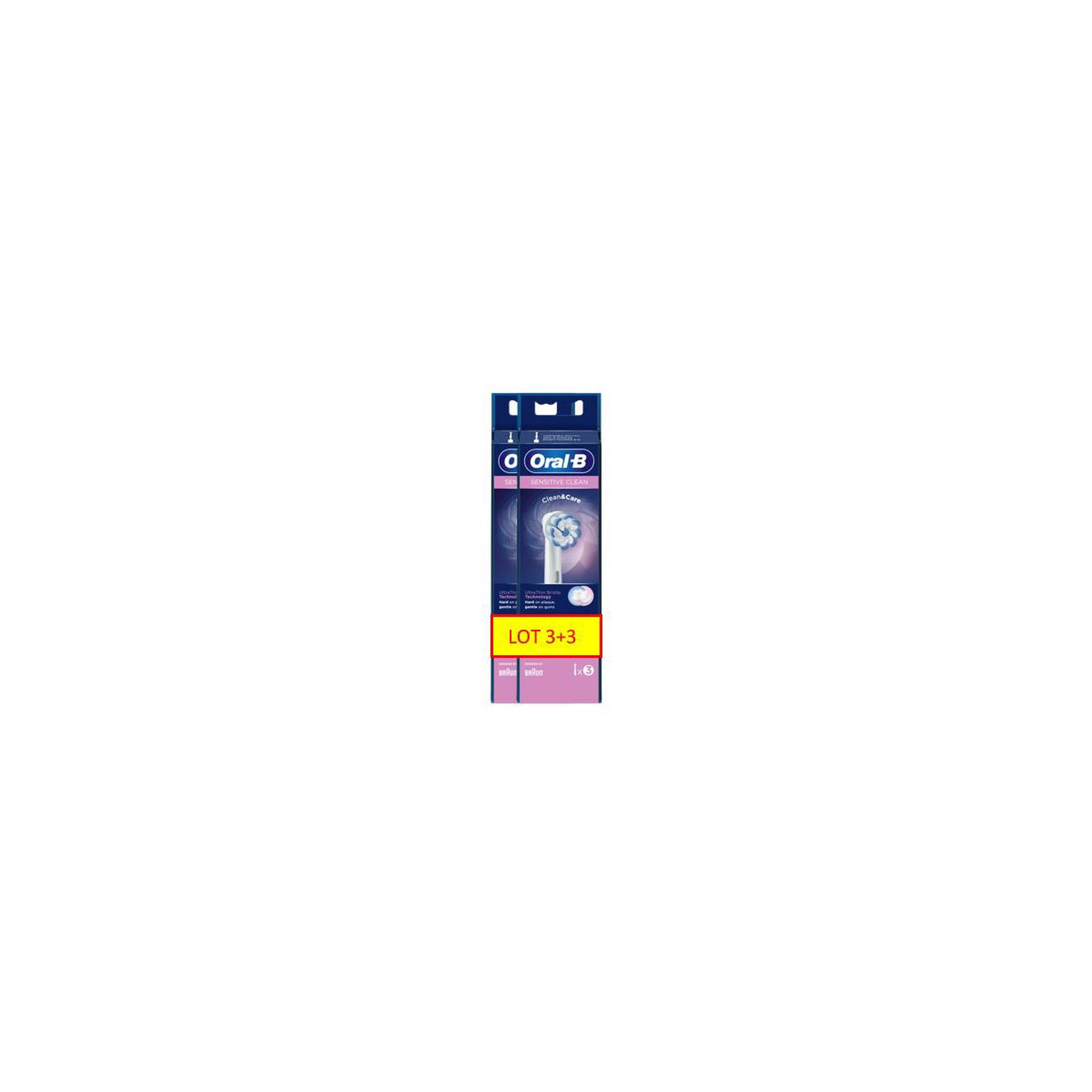 ORAL B Brossette dentaire Sensi Ultra Thin 3 + 3 Clean Max