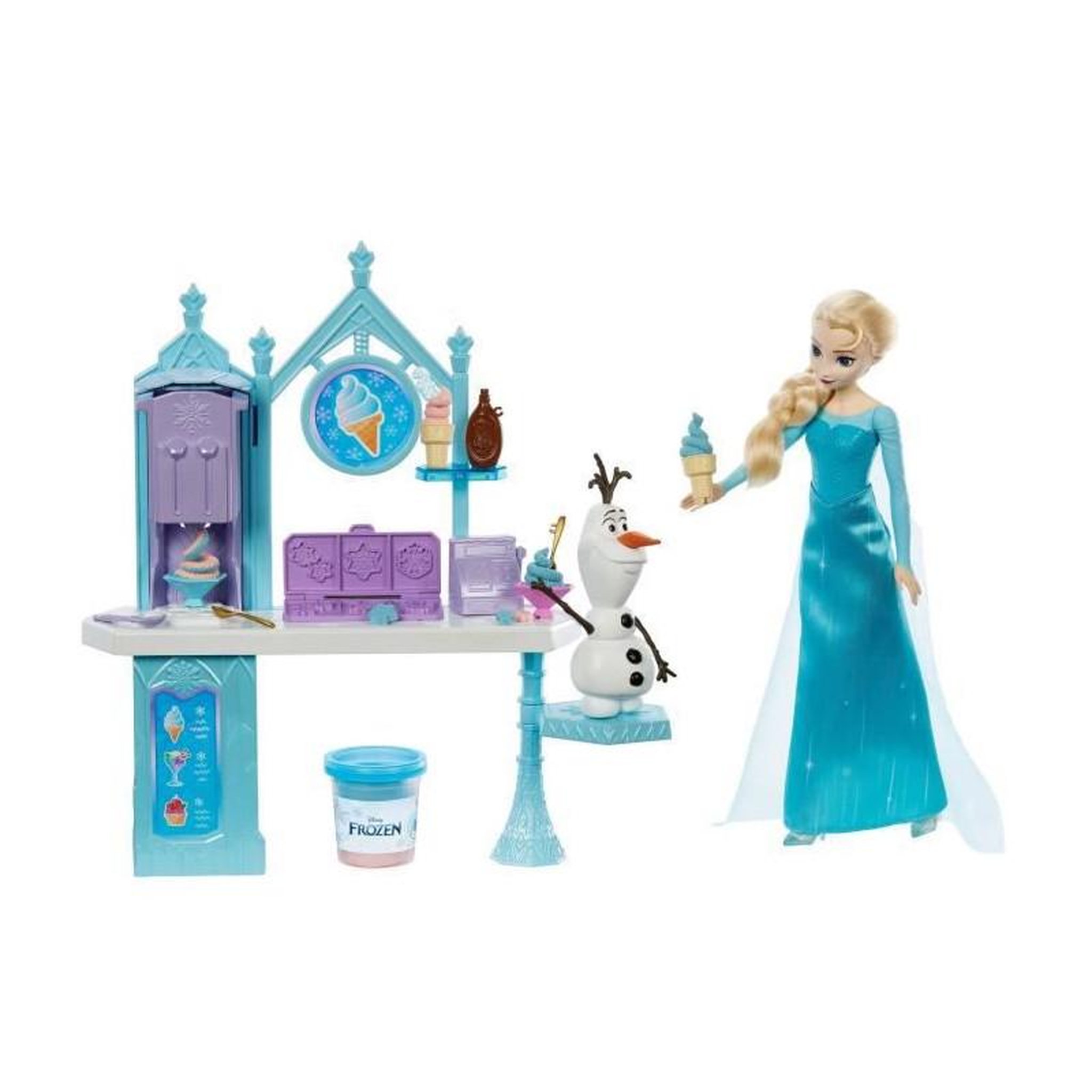 DISNEY PRINCESS Princesse Disney - Reine Des Neiges - Elsa & Olaf Douceurs Givrees  - Poupées Mannequins - 4 Ans Et +