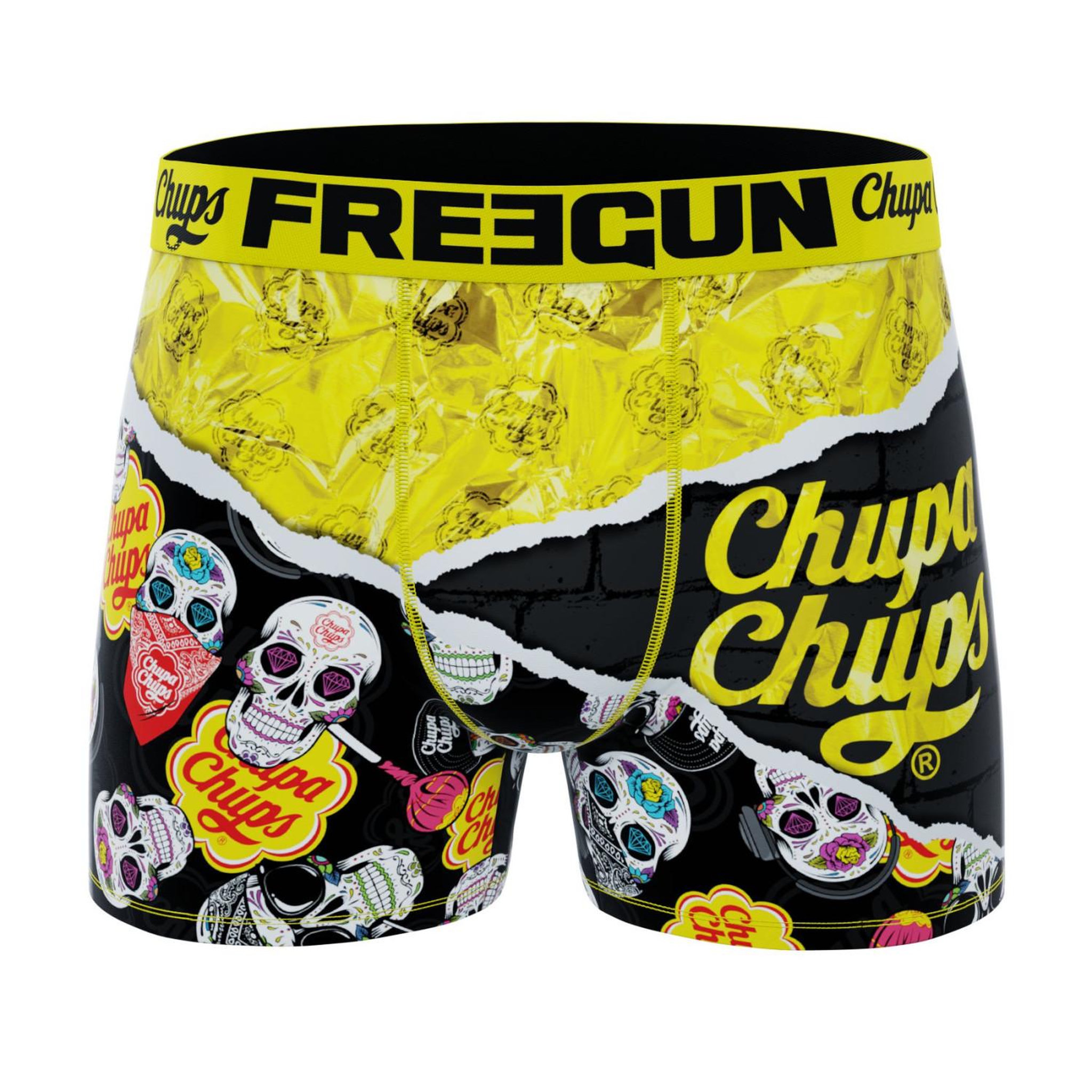 Voir la diapositive 4 : FREEGUN Lot de 3 boxers enfant ChupaChups