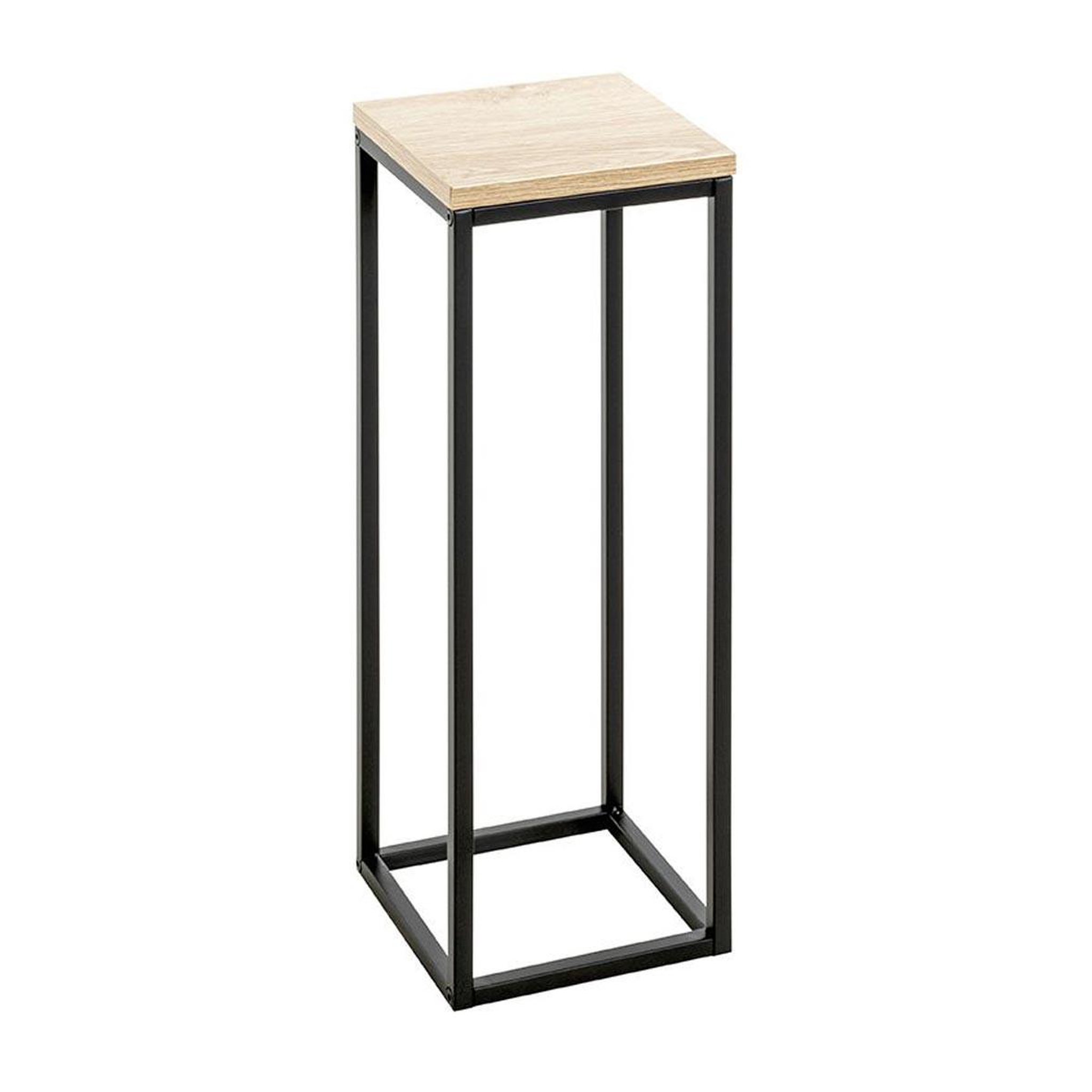 Paris Prix Sellette Design  Waldo  54cm Naturel & Noir
