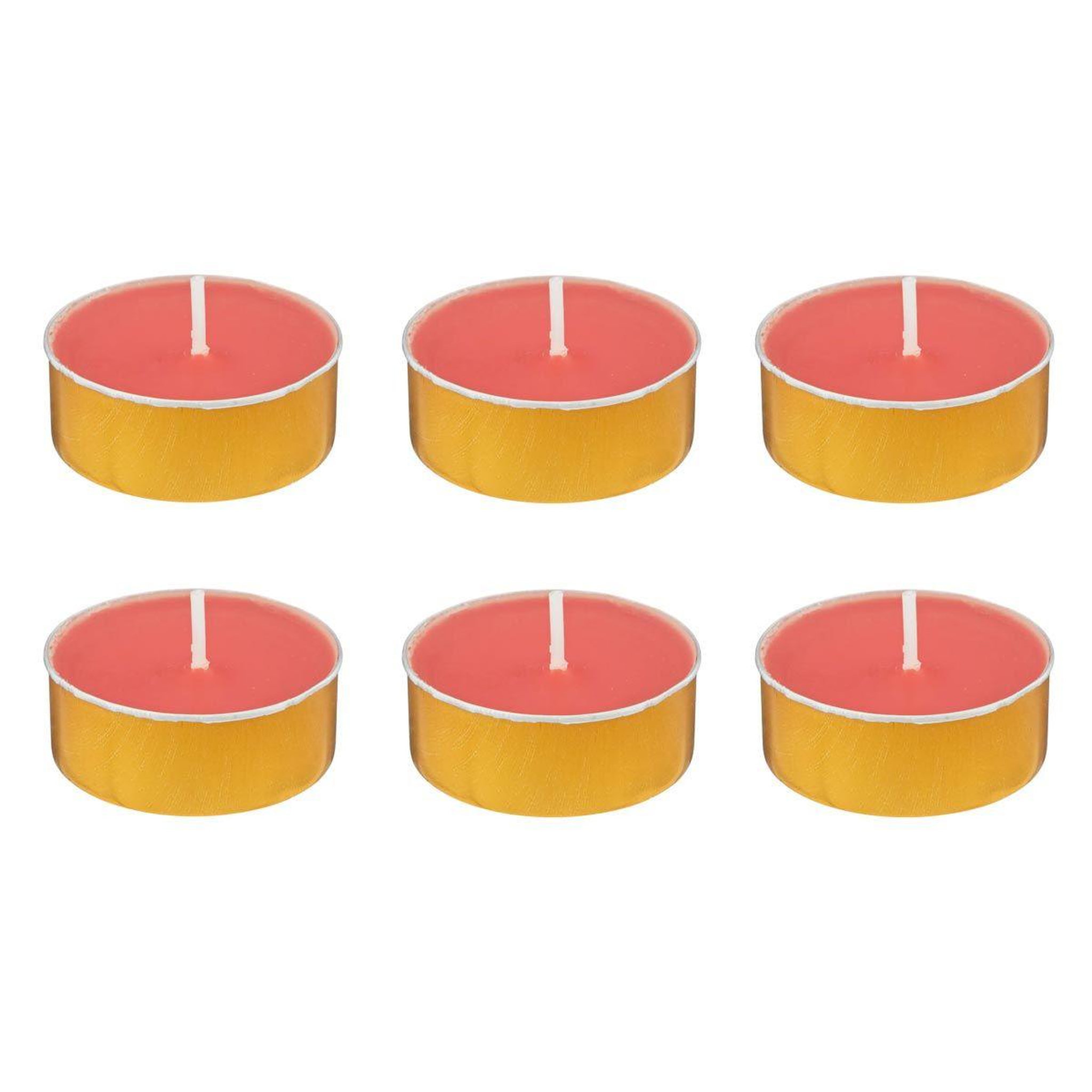 ATMOSPHERA Lot de 6 bougies chauffe-plat parfumées  izor  3,7cm fruit des bois
