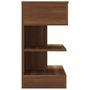 Voir la diapositive 5 : VIDAXL Tables de chevet 2pcs Chene marron 40x35x65cm Bois d'ingenierie
