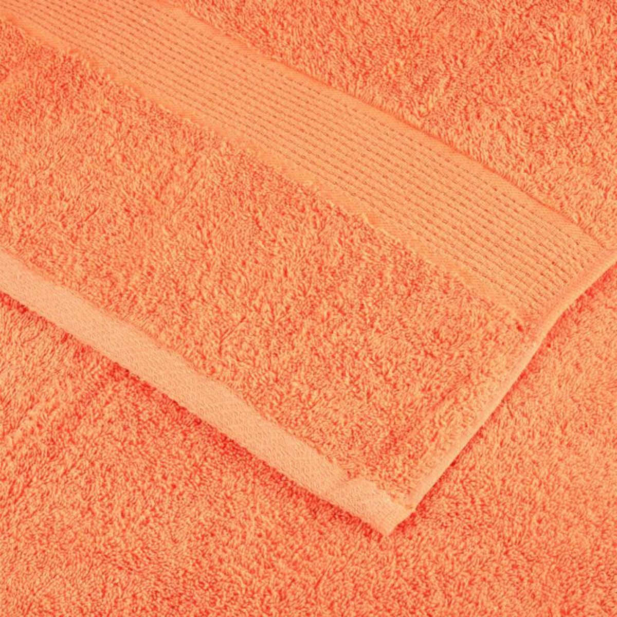 VIDAXL Serviettes d invité de qualité supérieure SOLUND 2 pcs orange