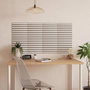 Voir la diapositive 5 : ATMOSPHERA Lot de 2 Panneaux Acoustiques Adhésifs  Ribo  30x30cm Marron