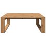 Voir la diapositive 4 : VIDAXL Table basse chene artisanal 100x100x35 cm bois d'ingenierie
