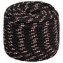 Voir la diapositive 2 : VIDAXL Corde de bateau Noir 18 mm 25 m Polypropylene