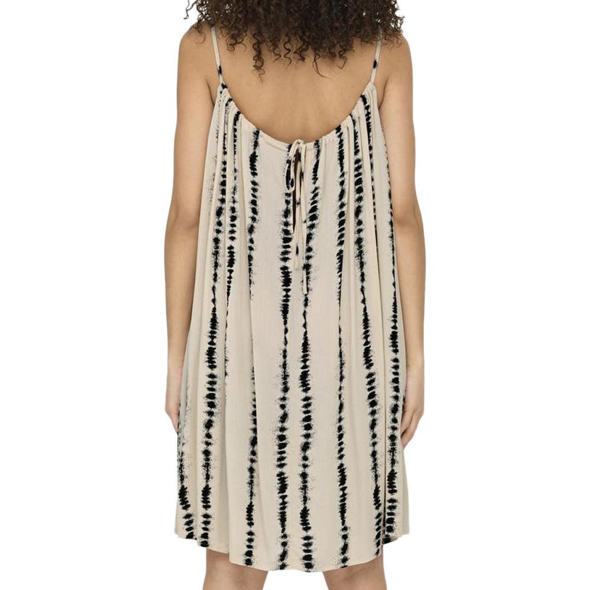 Voir la diapositive 2 : JACQUELINE DE YONG Robe Beige/Noir Femme JDY Breeze