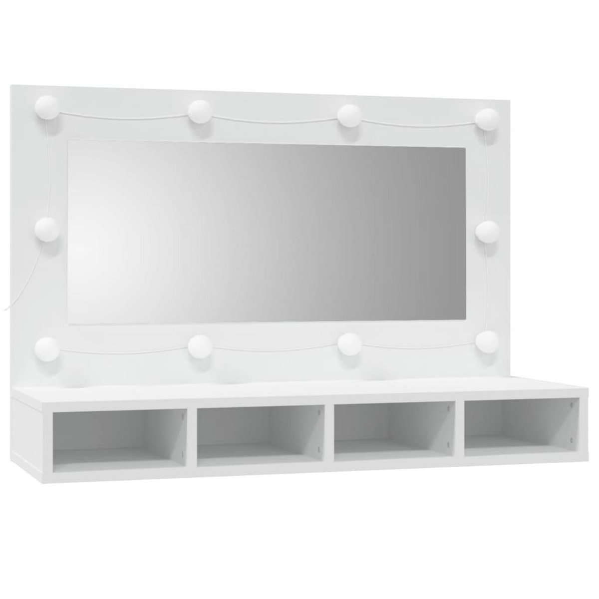 VIDAXL Armoire a miroir avec LED blanc 90x31,5x62 cm