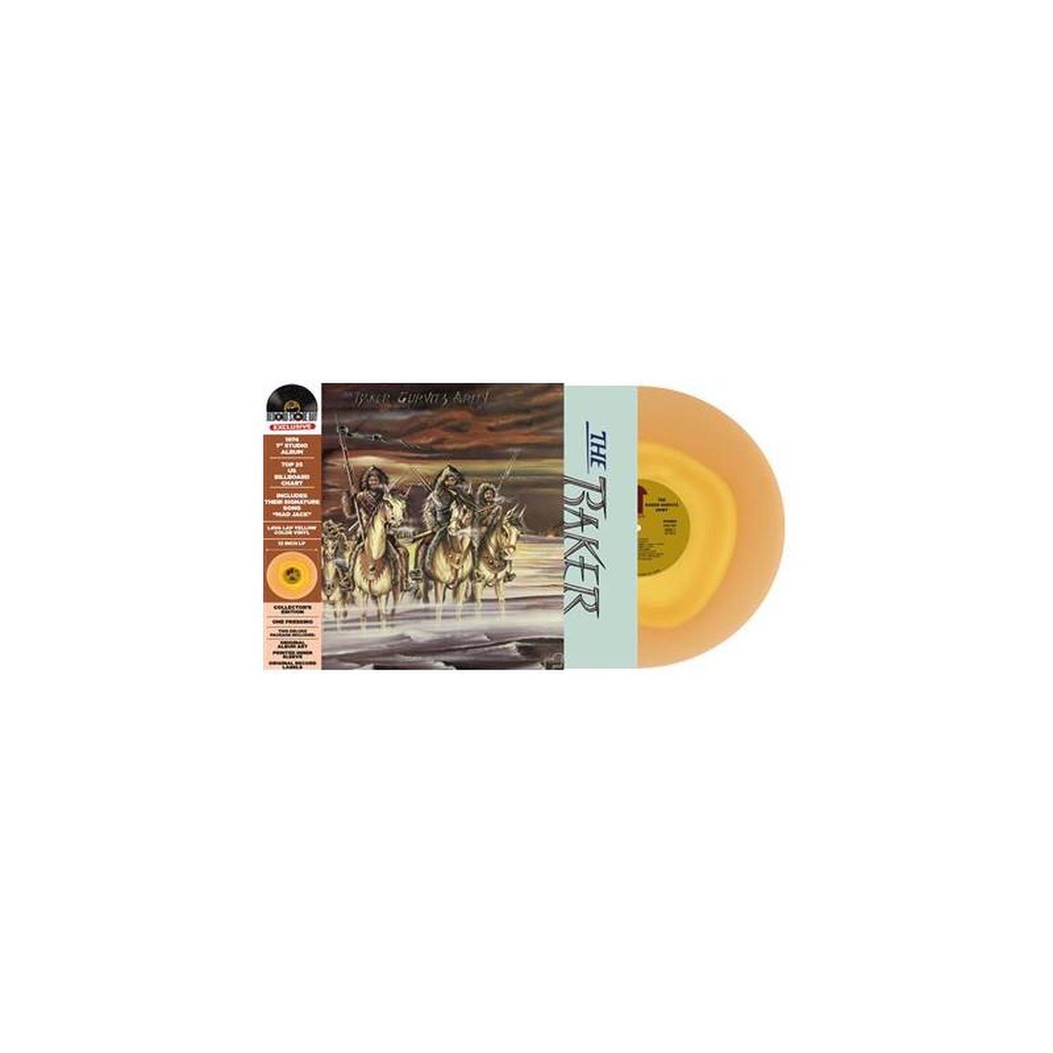 Vinyle the baker gurvitz army édition limitée disque jaune et beige