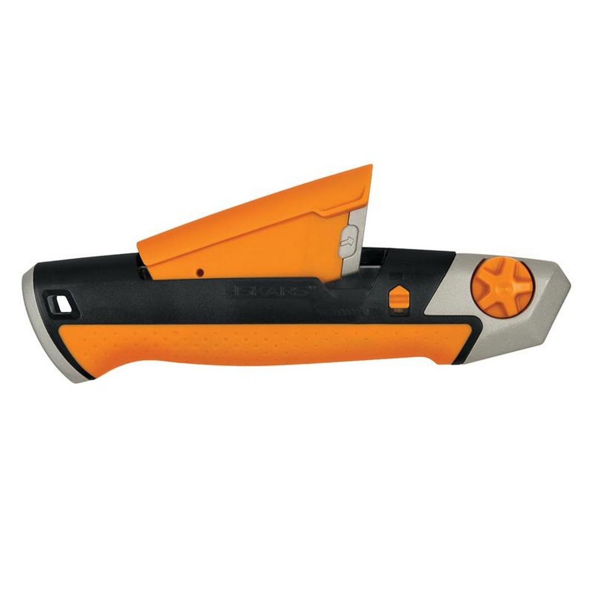 Voir la diapositive 4 : Fiskars Couteau à lame sécable 25 mm noir - 1027228