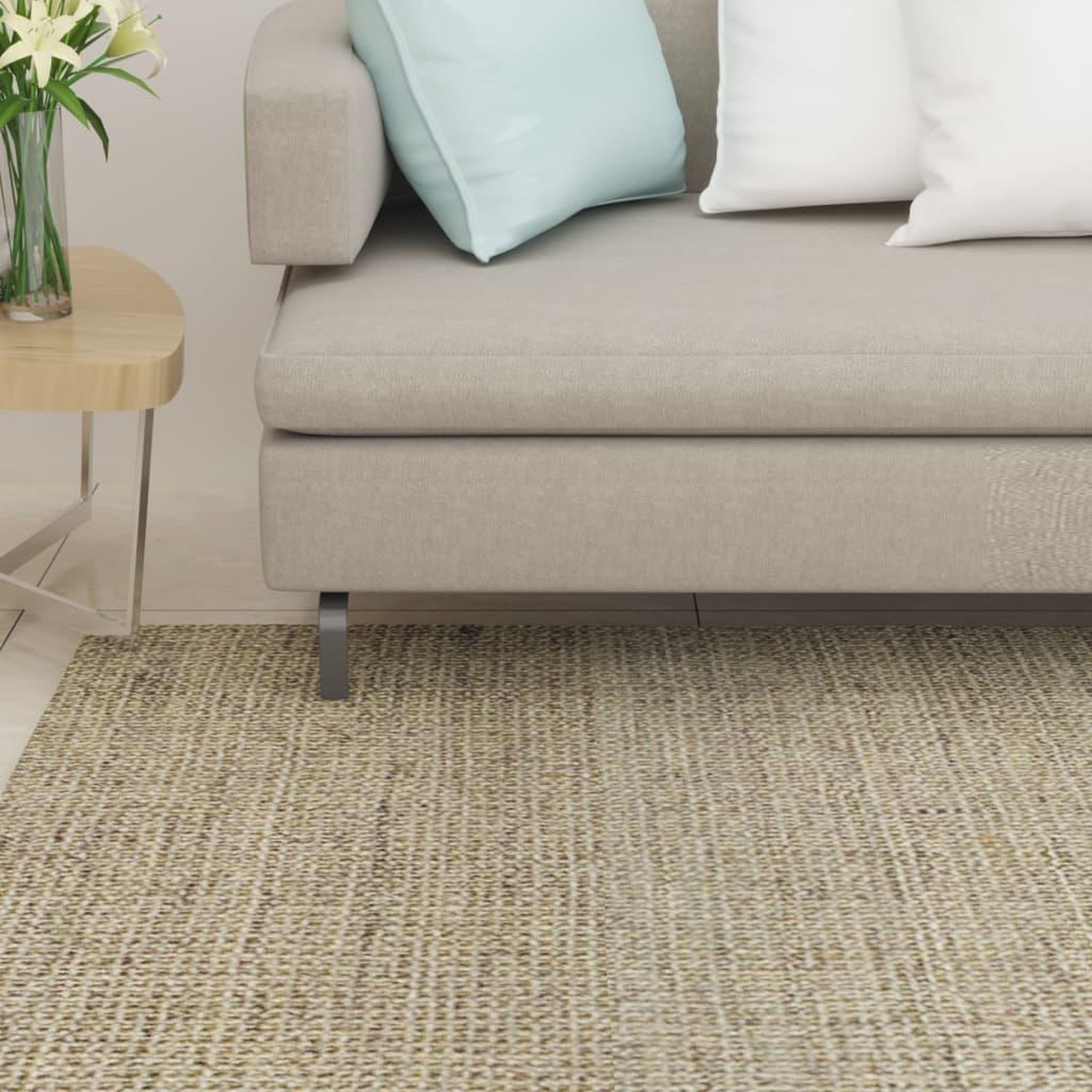 Voir la diapositive 1 : VIDAXL Tapis Sisal naturel 66x350 cm Vert