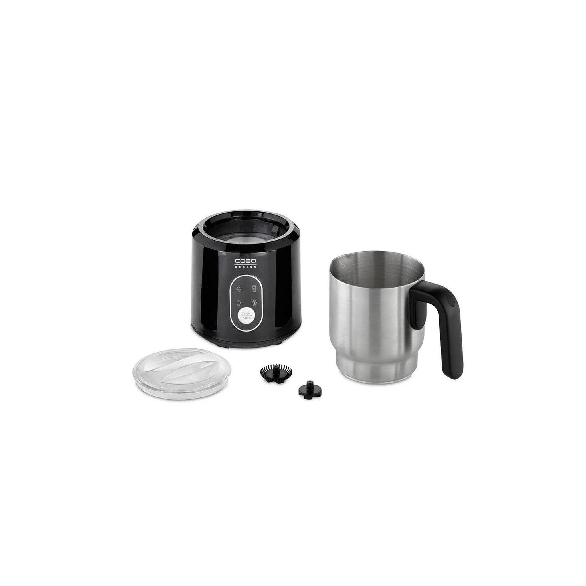 Voir la diapositive 6 : caso Emulsionneur de lait 500w 350ml noir - 1665