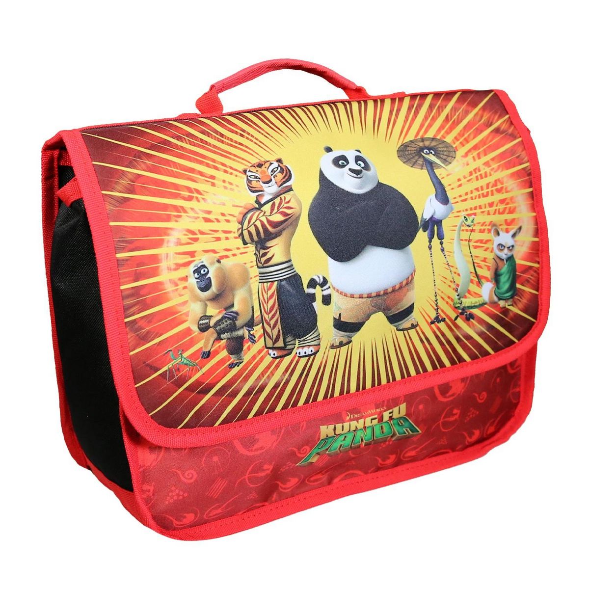 Bagtrotter BAGTROTTER Cartable 32 cm maternelle Kung Fu Panda Rouge