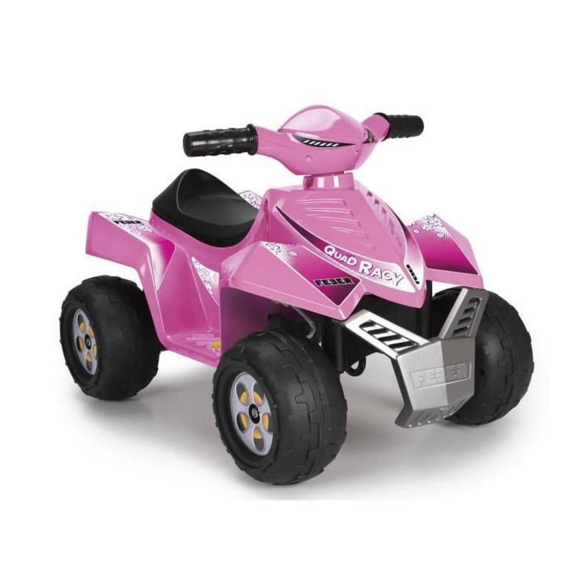 FEBER FEBER - Quad Racy Pink - Vehicule Electrique pour Enfant 6 Volts
