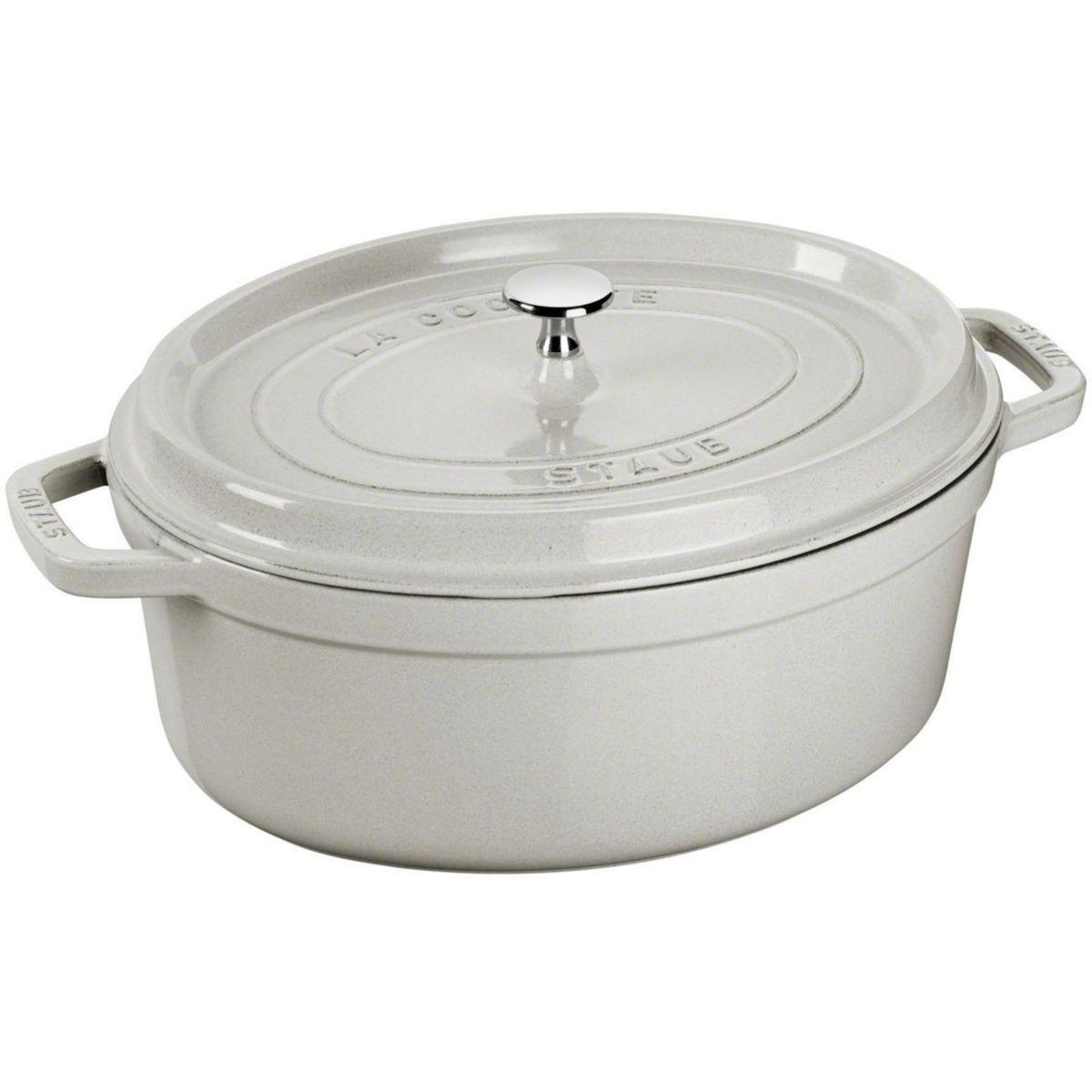Staub Cocotte 33 cm Truffe blanche fonte